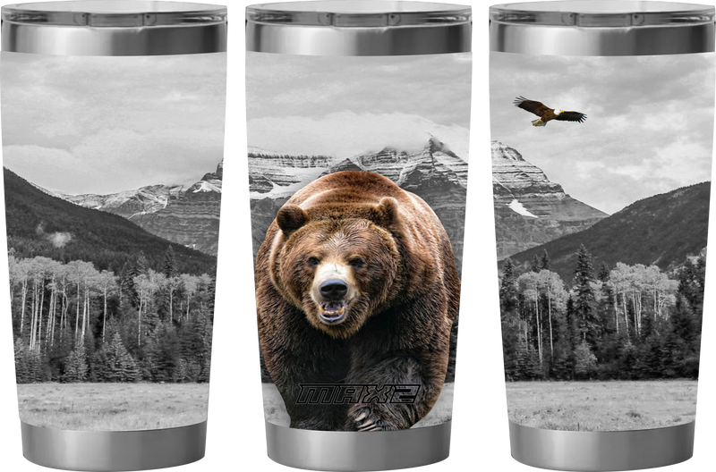 Load image into Gallery viewer, MAX2 Tumbler Grizzly Bear Hunting Tumbler &quot;AMERICAN GRIZZLY&quot;
