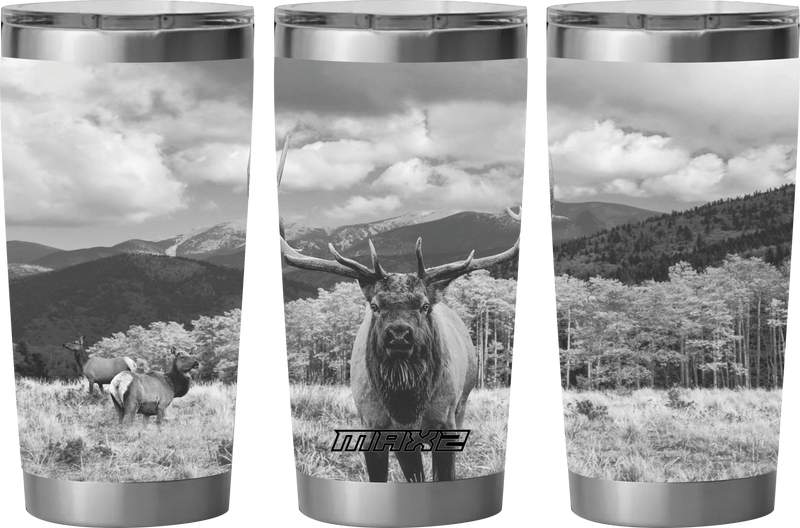 Load image into Gallery viewer, MAX2 Tumbler Elk Hunting Tumbler &quot;KING OF THE HERD&quot;
